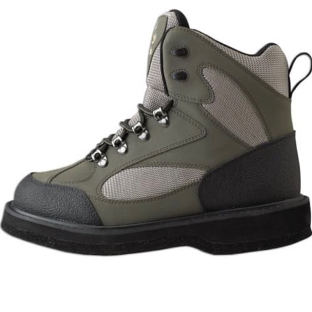 Caddis Men's Northern Lightweight Taupe and Green EcoSmart Grip Sole Wading Shoe